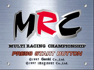 MRC Multi Racing Championship title screen for Nintendo 64